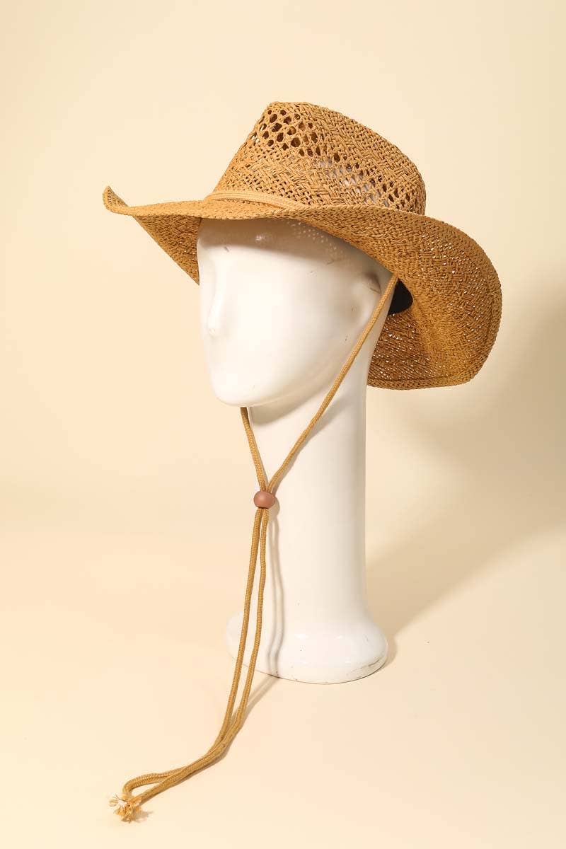 Straw Weave Fashion Western Cowboy Hat: IV