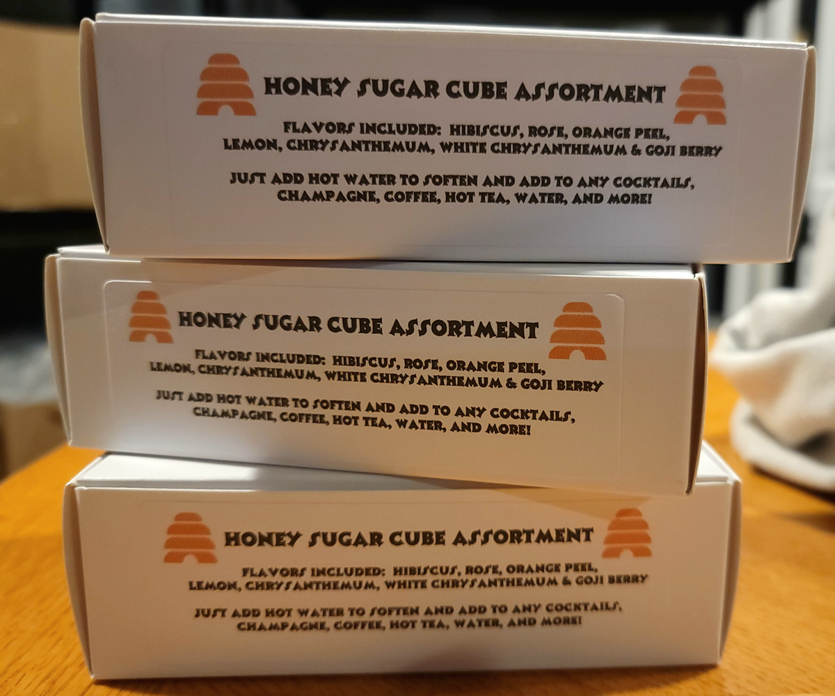 Gourmet sugar cubes