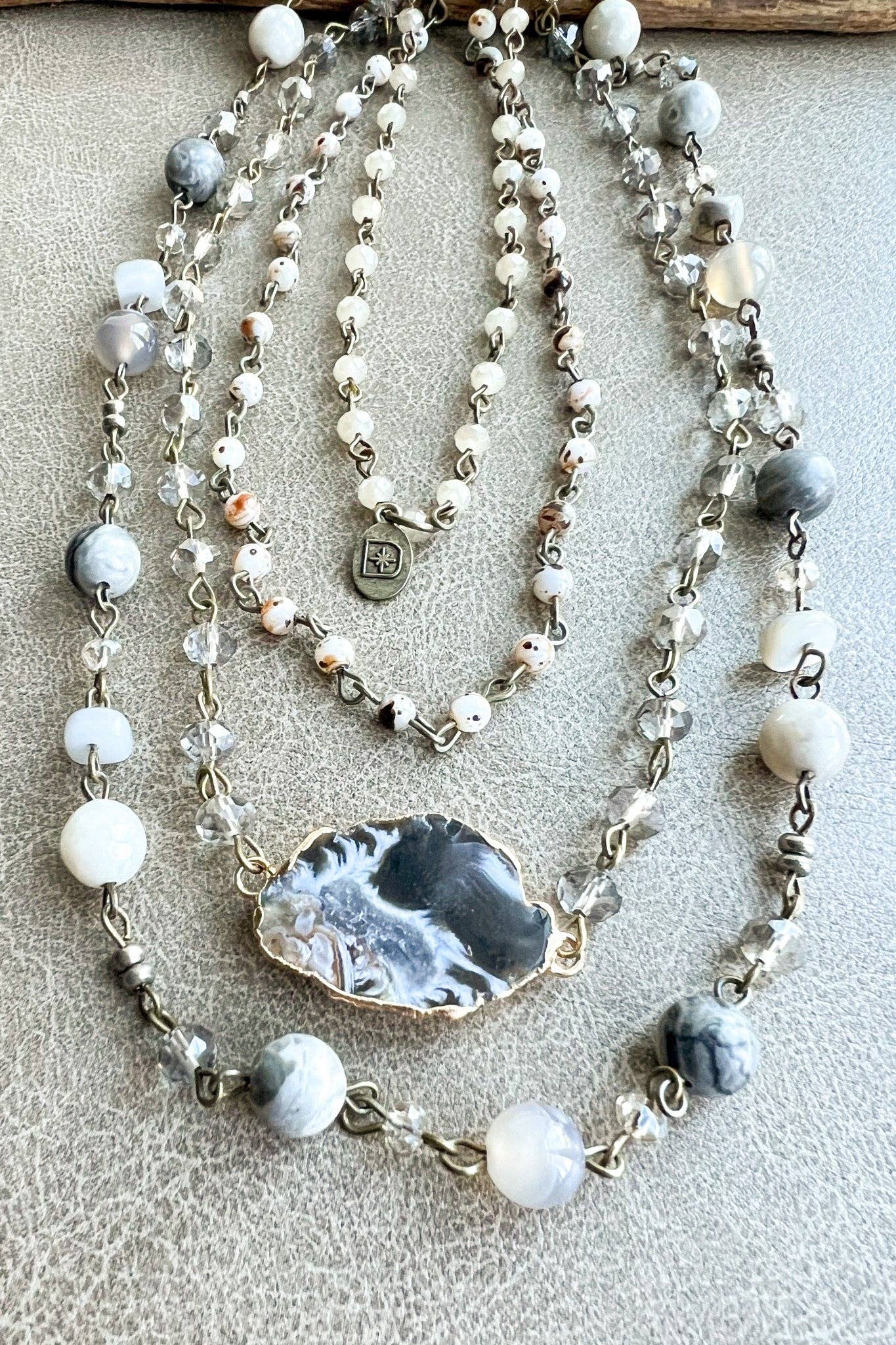 Florence Necklace Grey