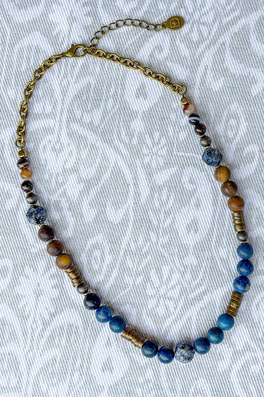 Necklace Addie- Blue