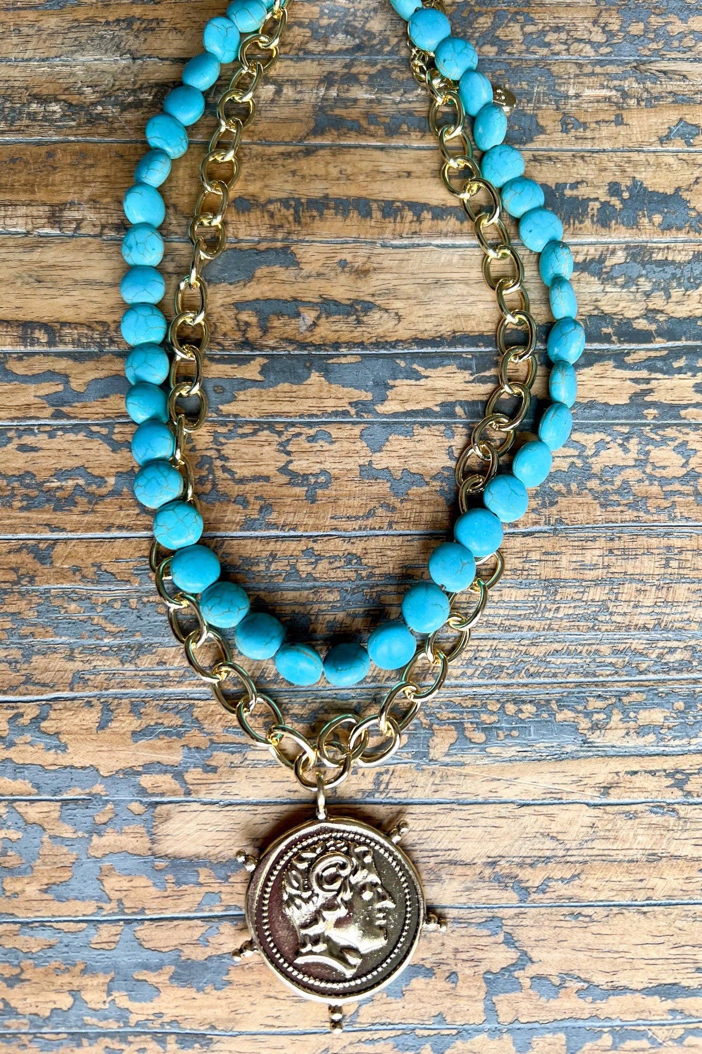 Rosalie Necklace Turquoise