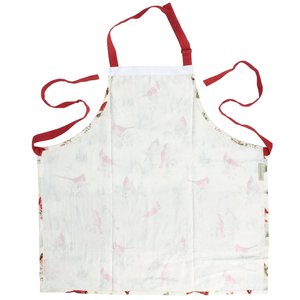 Cardinal Couple Apron