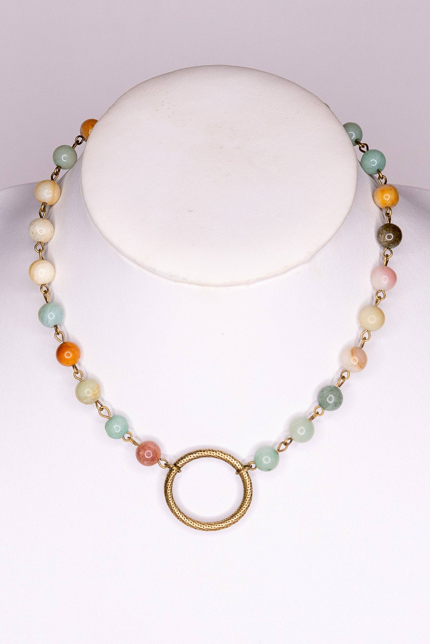 Shay Necklace in Amazonite