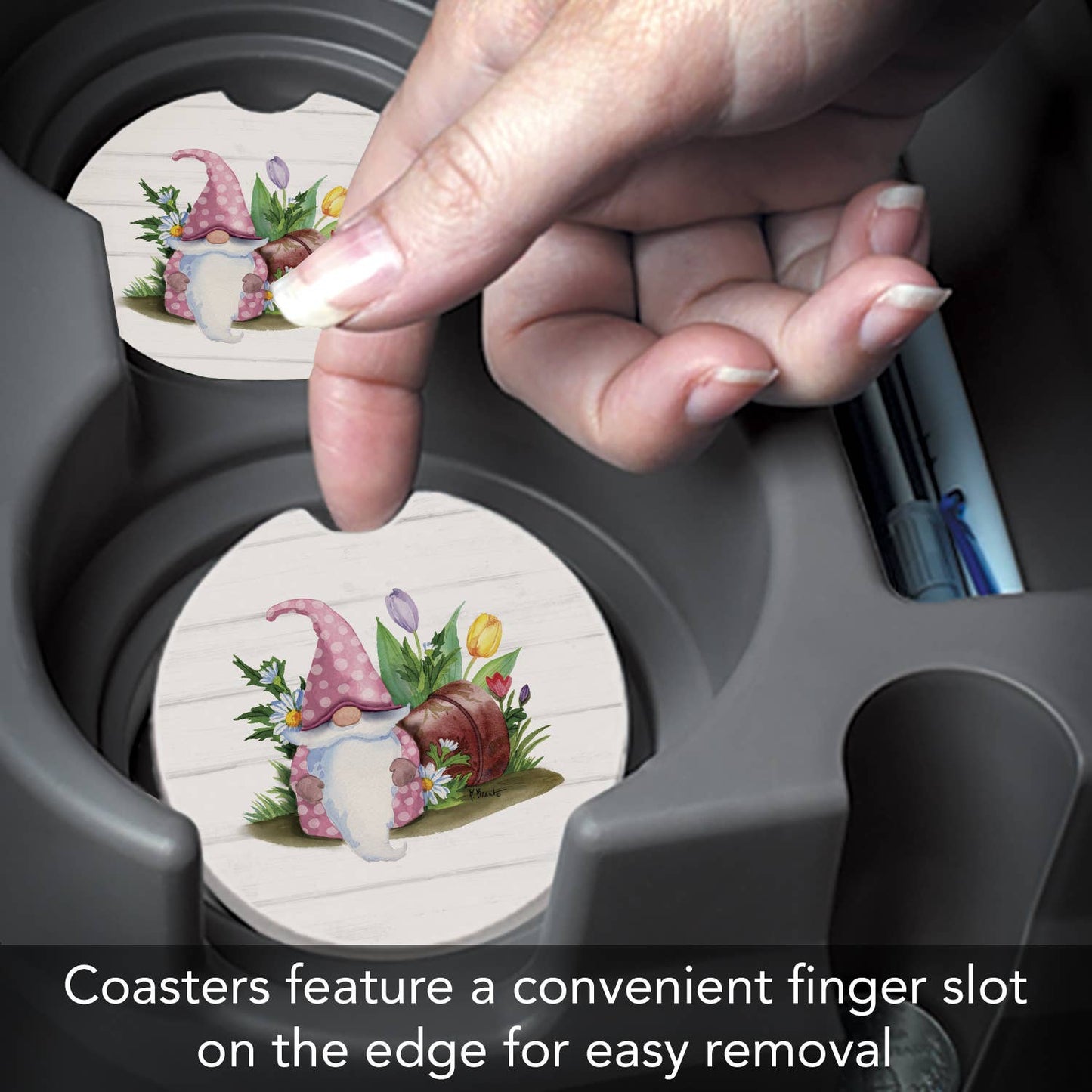 Americana Mood -  Stone Car Coaster-