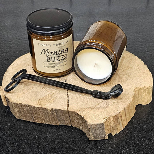 Morning Buzz Apothecary-Inspired 9 oz amber