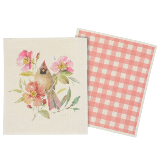 Everyday Cardinal Swedish Dishcloth Set
