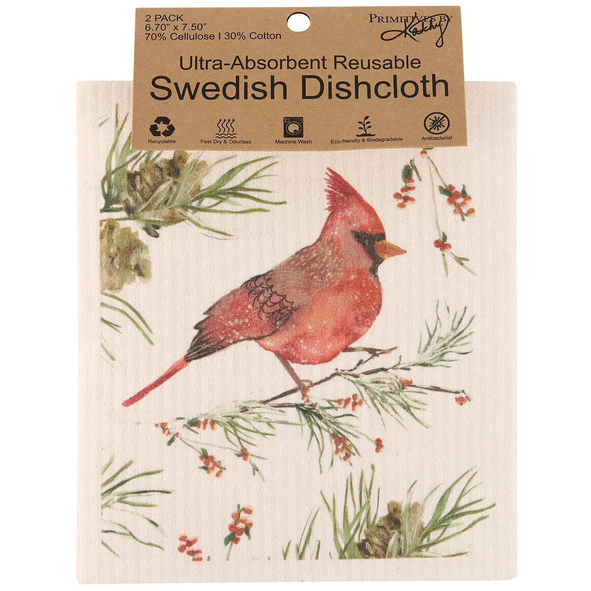 Winter Birds Swedish Cloth Set