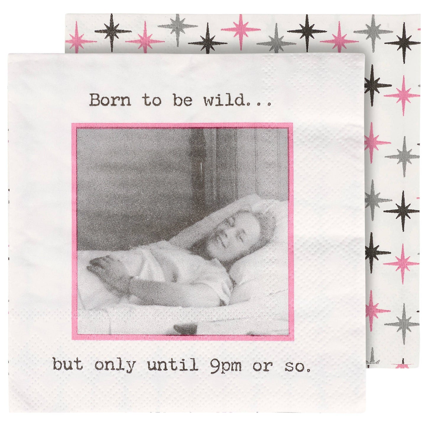Born To Be Wild But Beverage Napkin