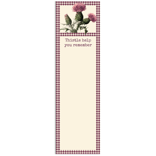 Thistle Help You Remember List Pad