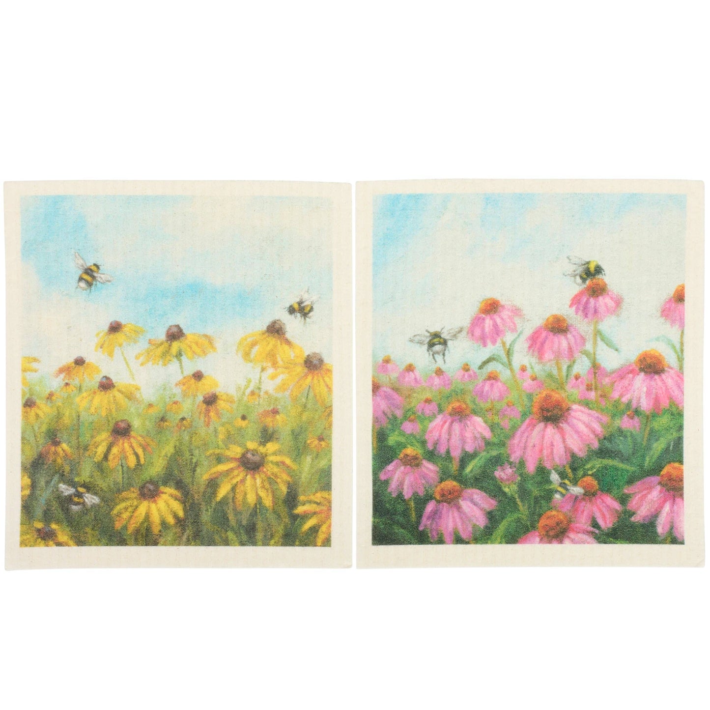 BlackEyed Susans Swedish Cloth Set