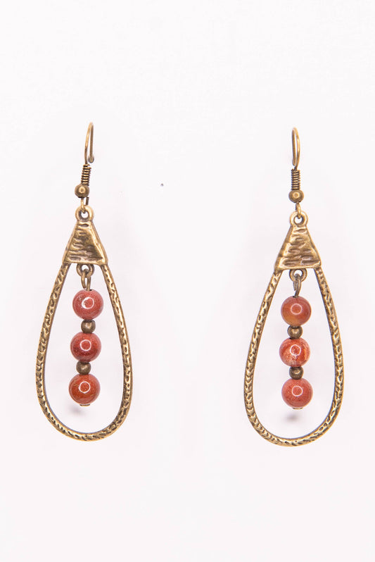 Sherri Earrings in Red