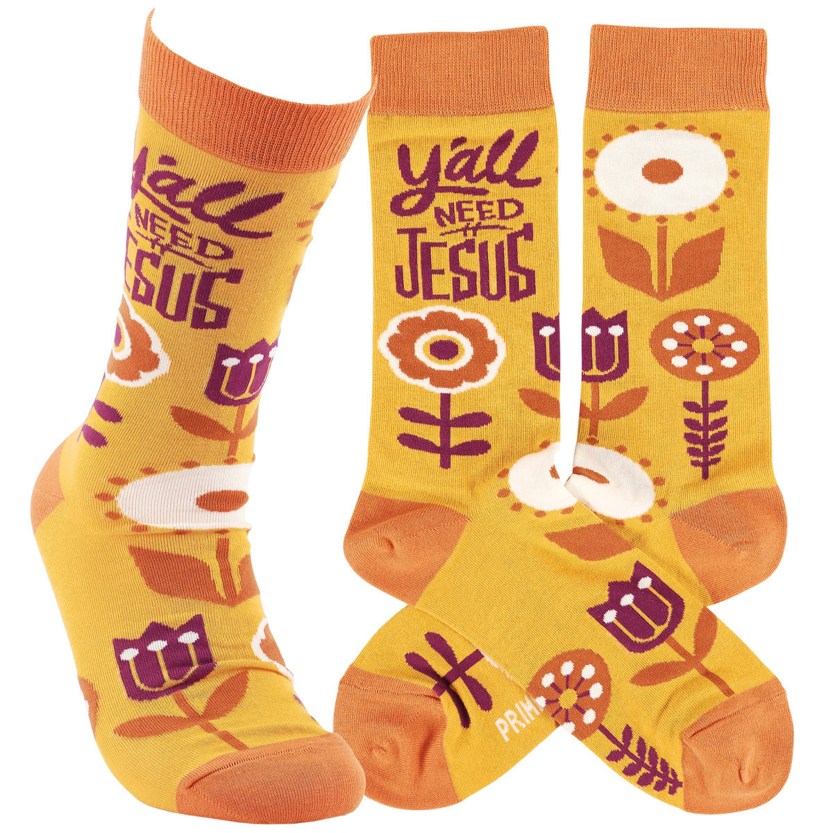 Y'all Need Jesus Socks