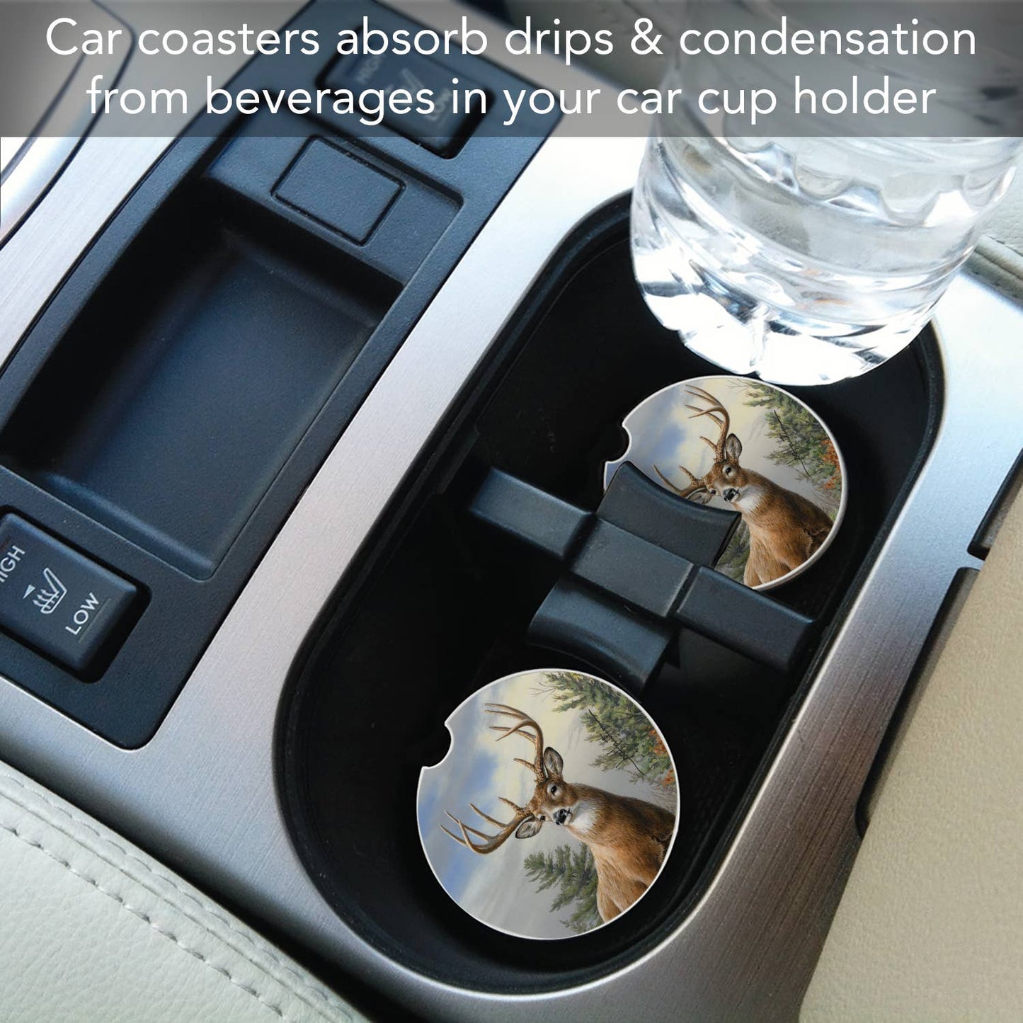 Morning Light Stone Car Coaster