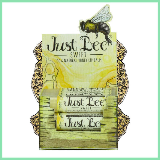Just Bee Sweet Lip Balm - Natural Honey Lip Balm: Honey