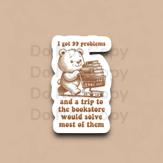 Trip to the Bookstore Sticker