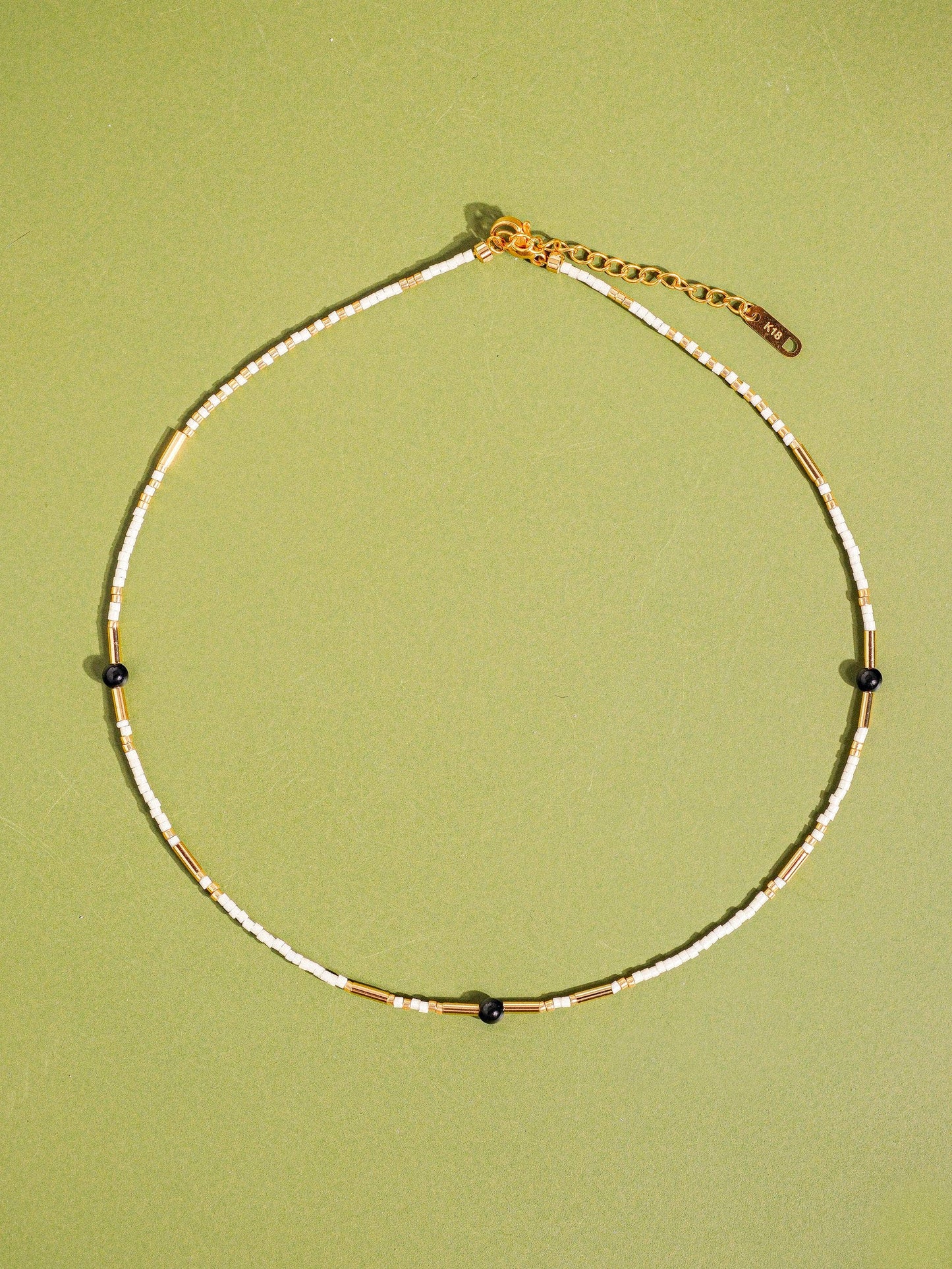18K Handmade  Bohemian Beaded Stack Necklaces: Sapphira-Turquoise