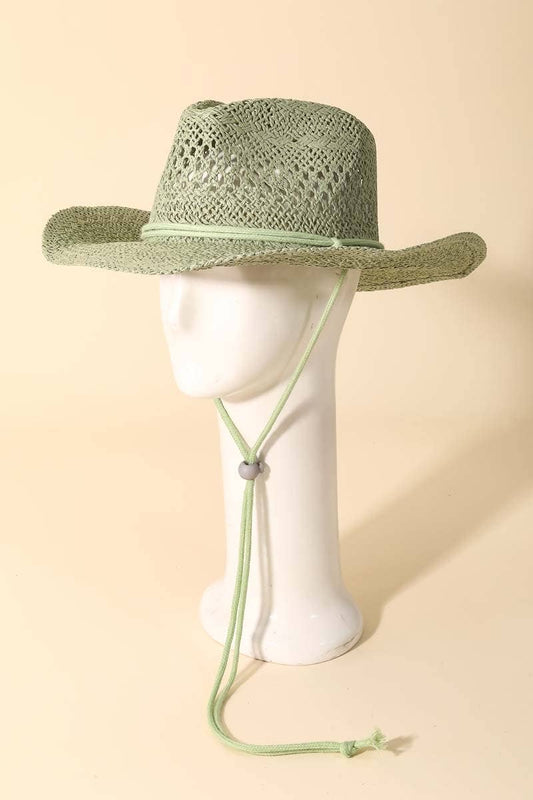 Straw Weave Fashion Western Cowboy Hat: IV