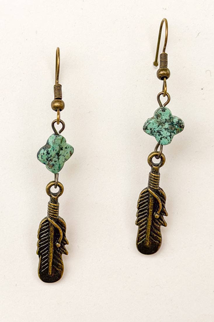 Braelyn Earrings: Jasper