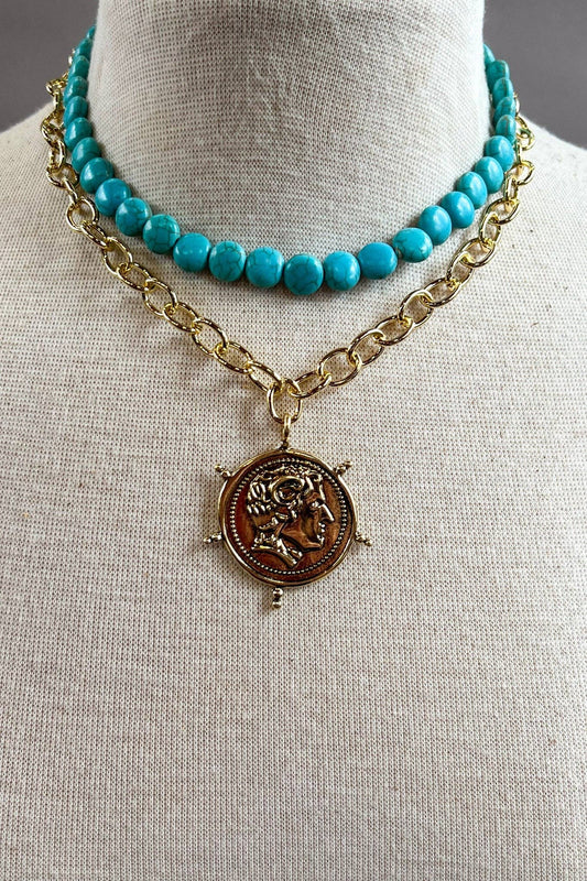 Rosalie Necklace Turquoise