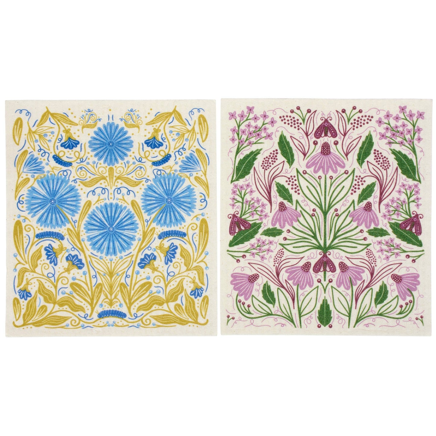 Caterpillar Flower Swedish Cloth Set