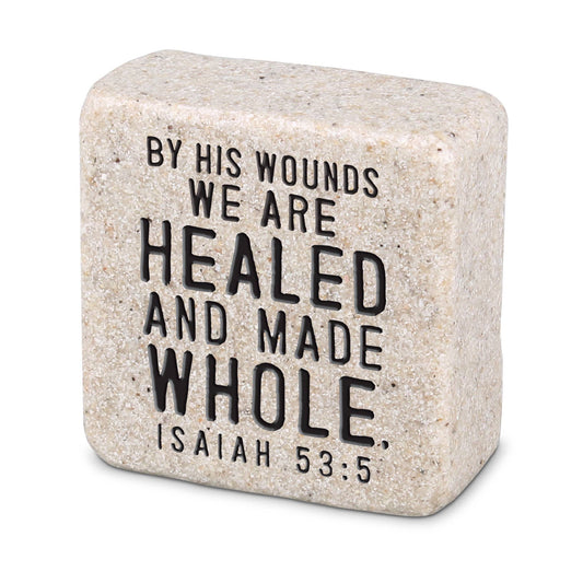 LCP Scripture Block By His Wounds