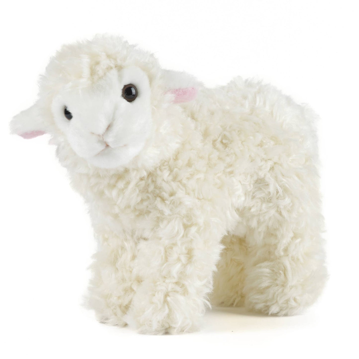 Living Nature Small Standing Lamb Plush Stuffed Animal Toy