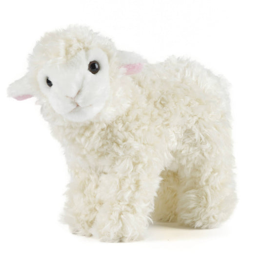 Living Nature Small Standing Lamb Plush Stuffed Animal Toy