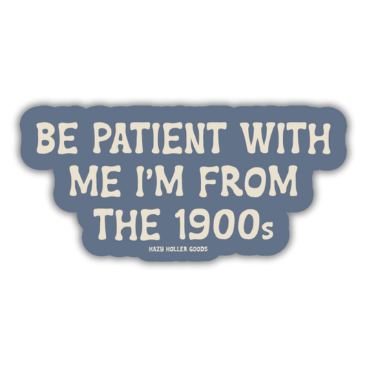 From the 1900s Funny Sticker