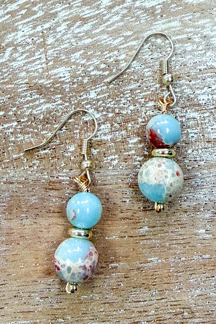 Ruthie Earring - Imperial Jasper