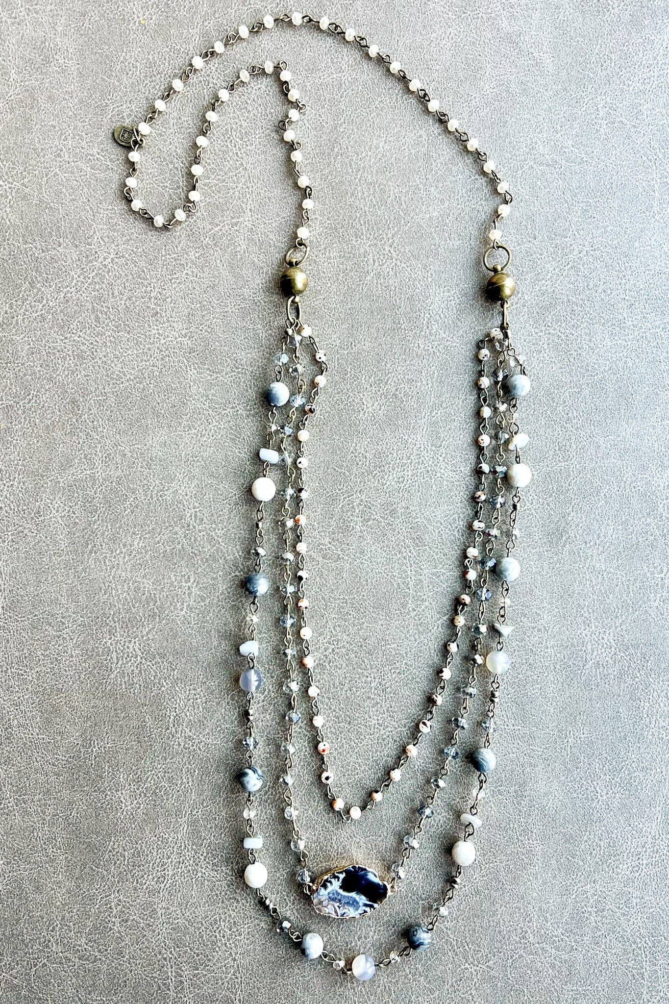 Florence Necklace Grey