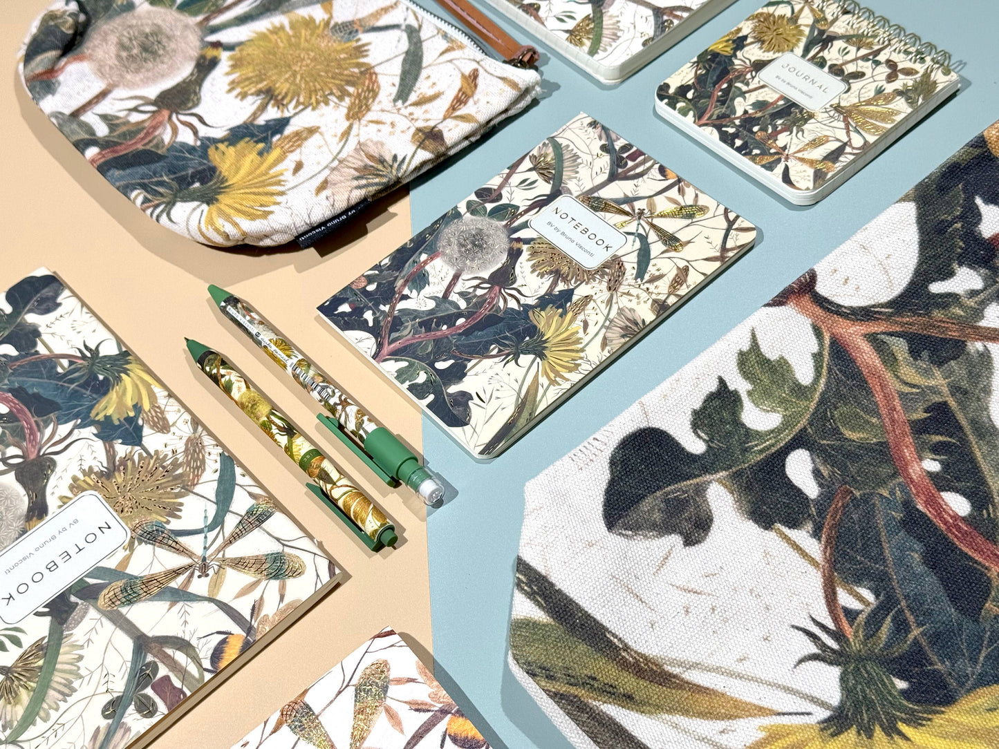 A6 Passport Notebook -  Summer Greens