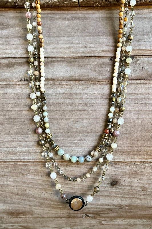 Justina Necklace: Imperial Jasper