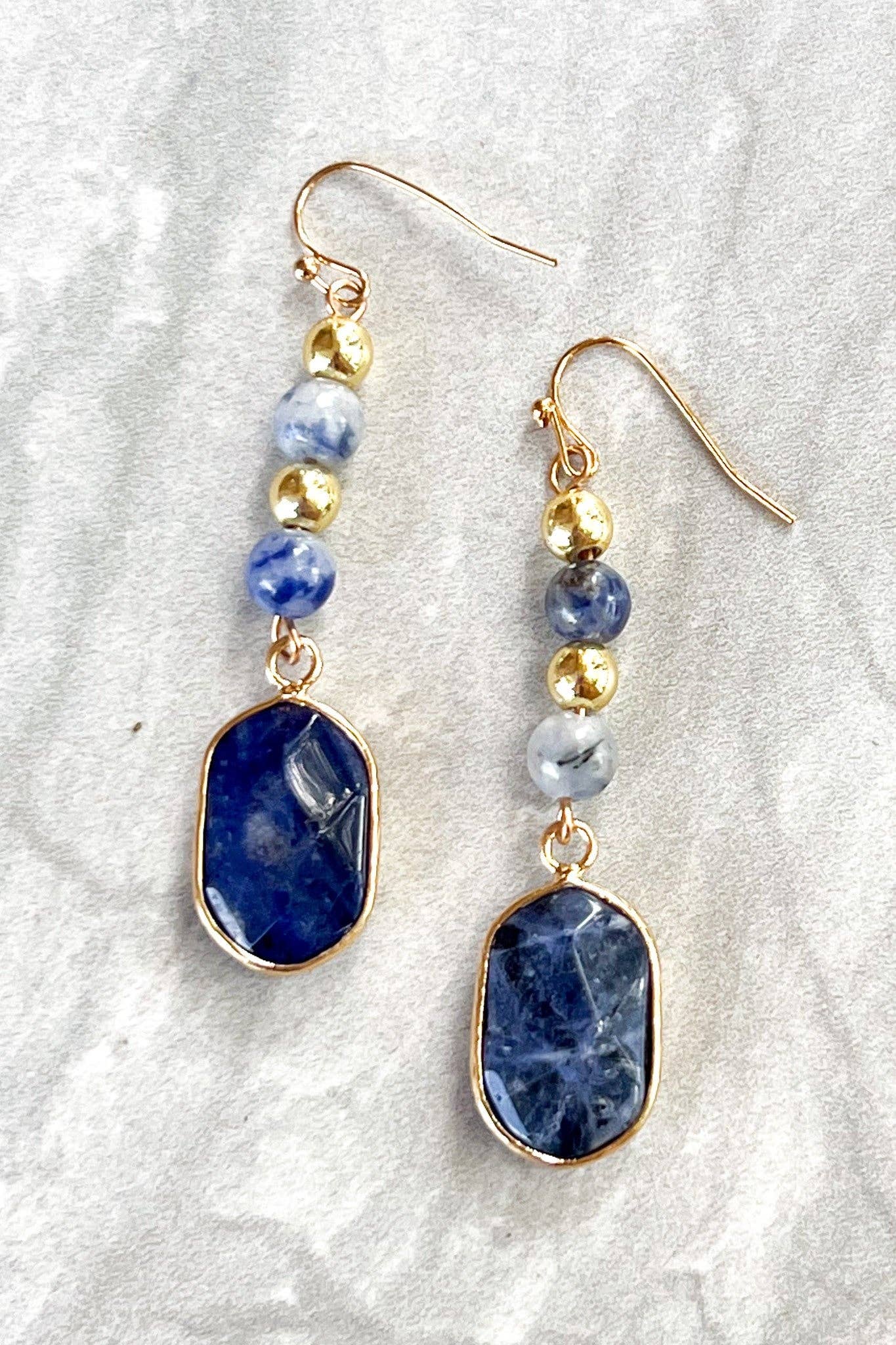 Maggie Earrings Blue