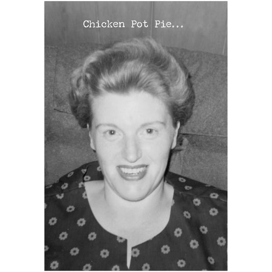 Chicken Pie Greeting Card