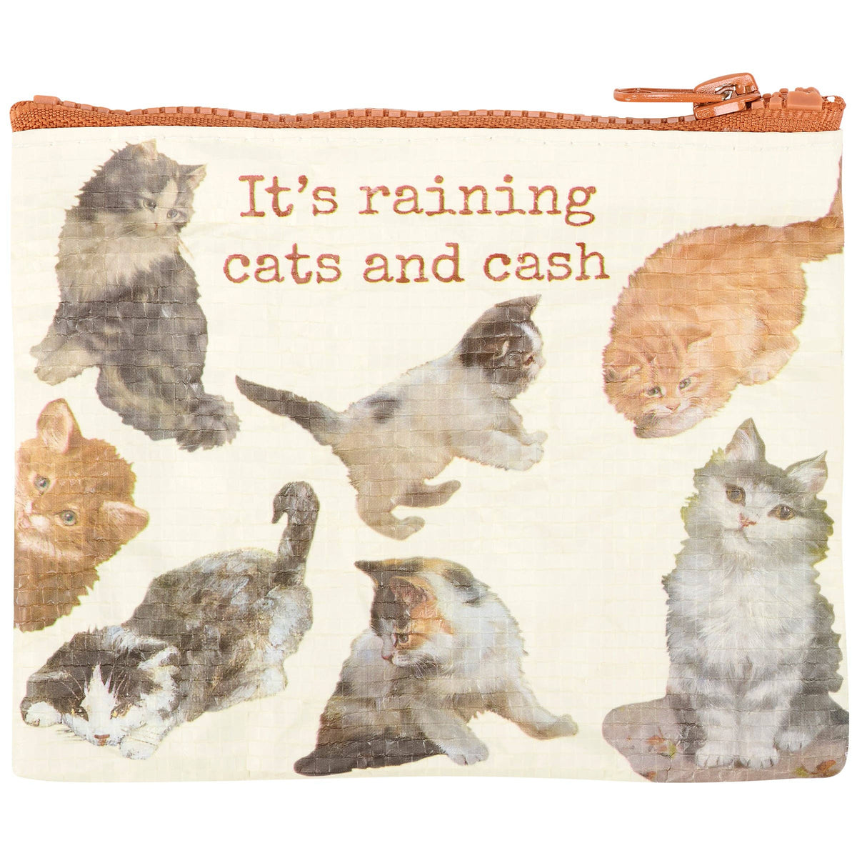 It's Raining Cats And Cash Zipper Wallet