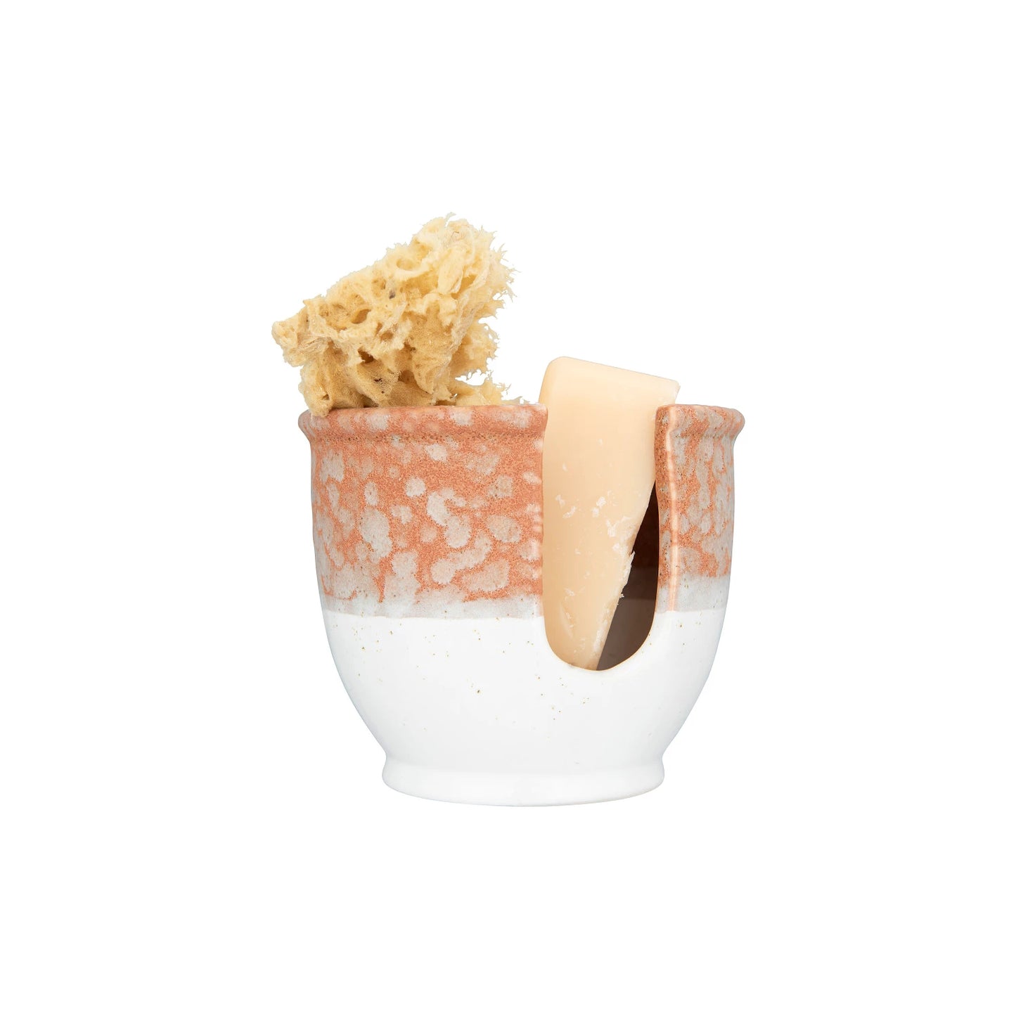 Stoneware Sponge Holder with Glaze, 2 Colors