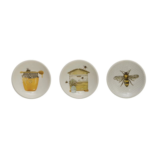 Bees and Honey Small Dish, 3 Styles