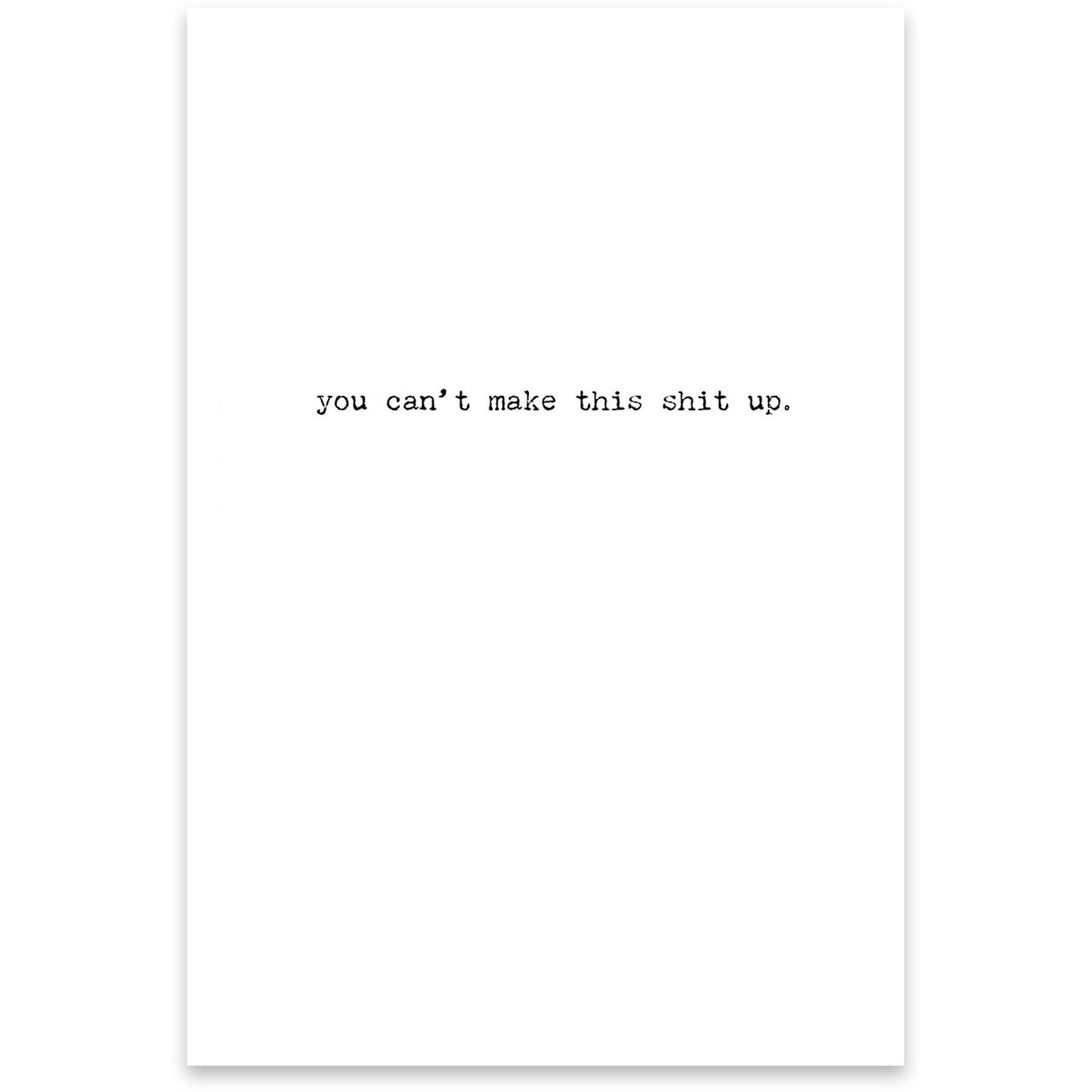 Reality Show Greeting Card