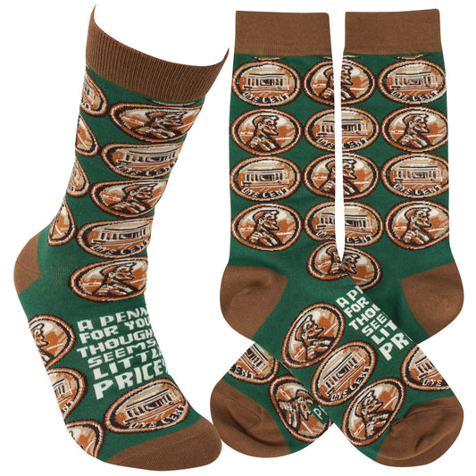 A Penny For Thoughts Seems Pricey Socks