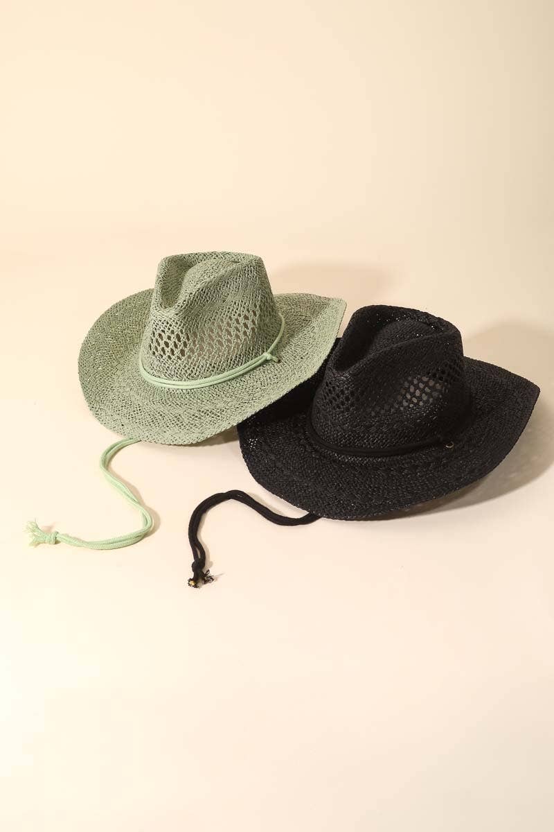 Straw Weave Fashion Western Cowboy Hat: IV