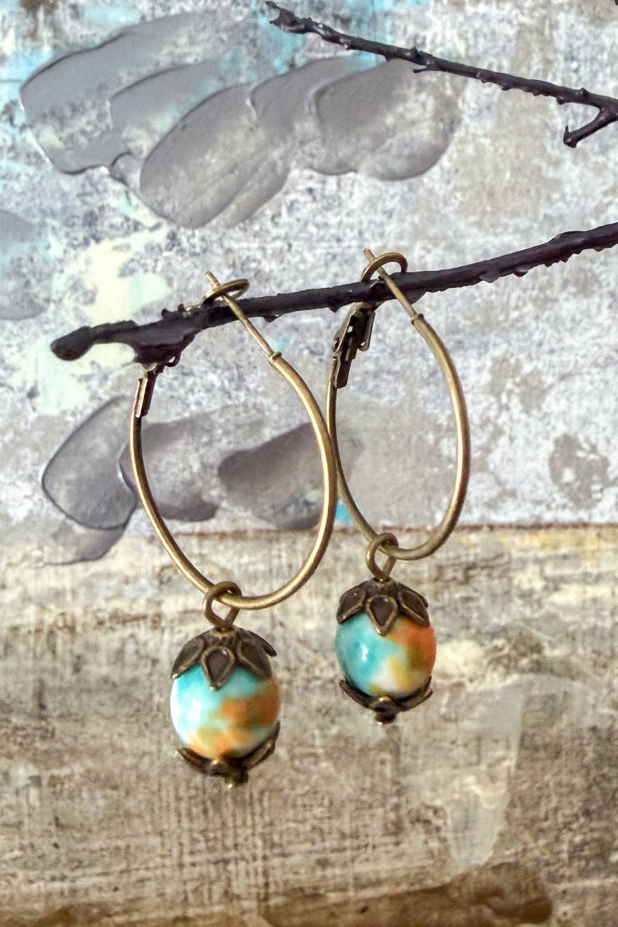 Yvonne Earrings-Sunset