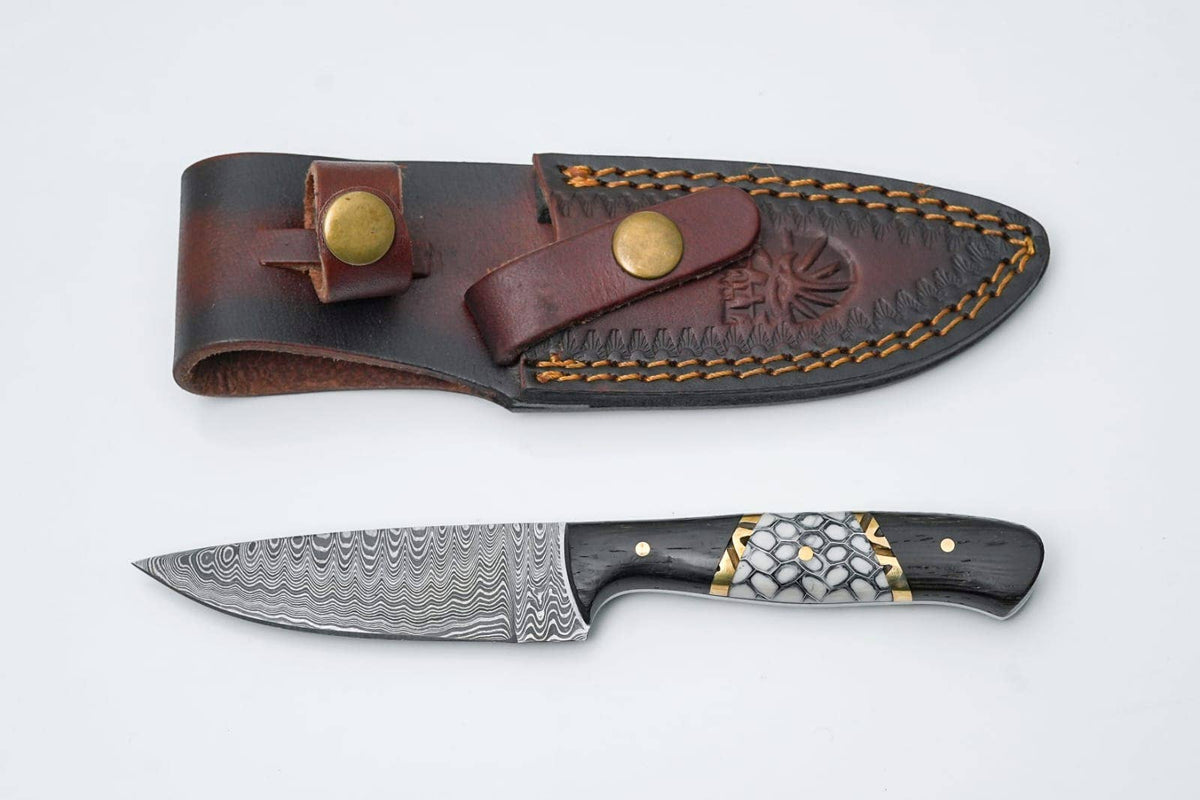 Titan HexForge Damascus Utility Knife