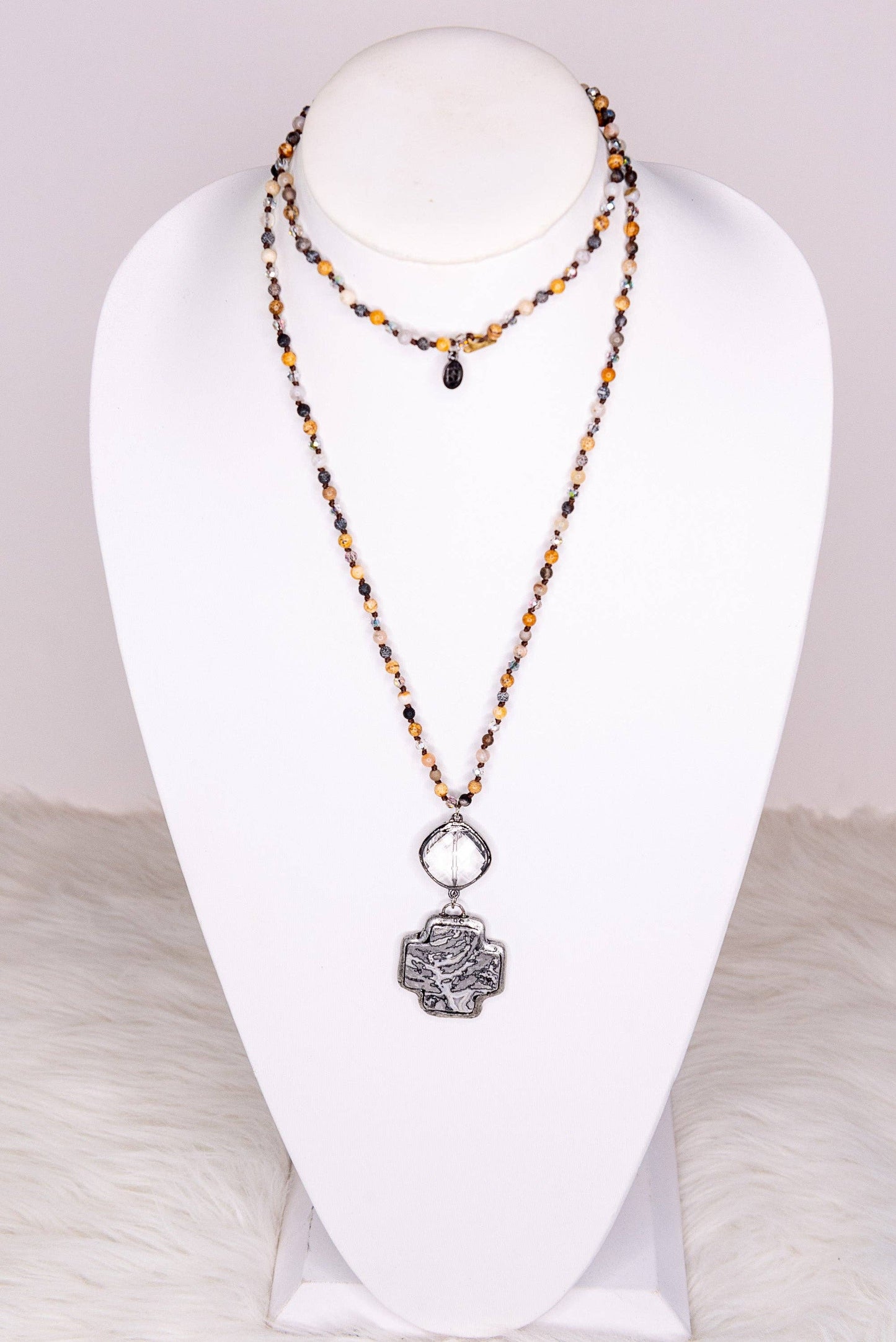 McCall Necklace in Gray