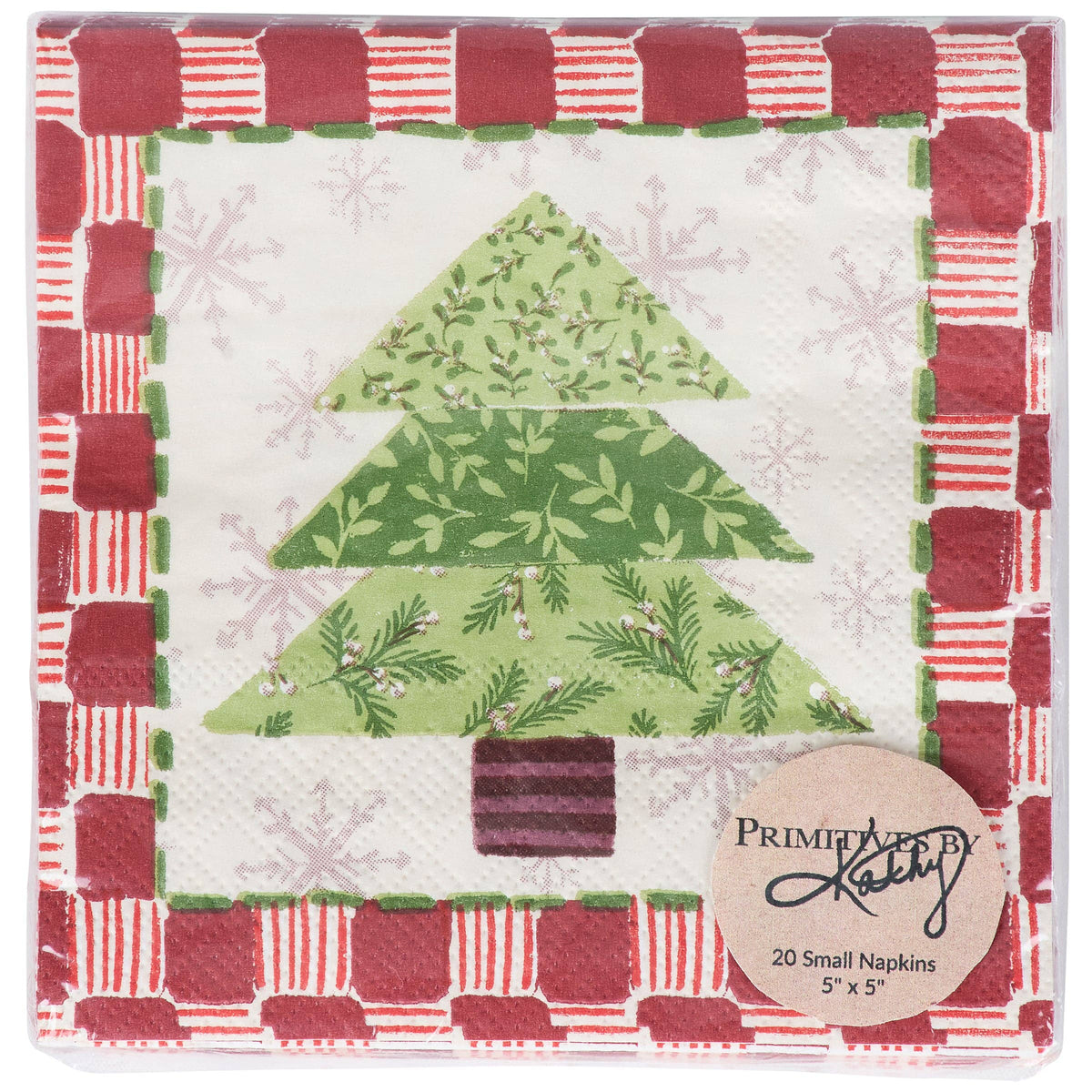 Tree Quilt Beverage Napkin