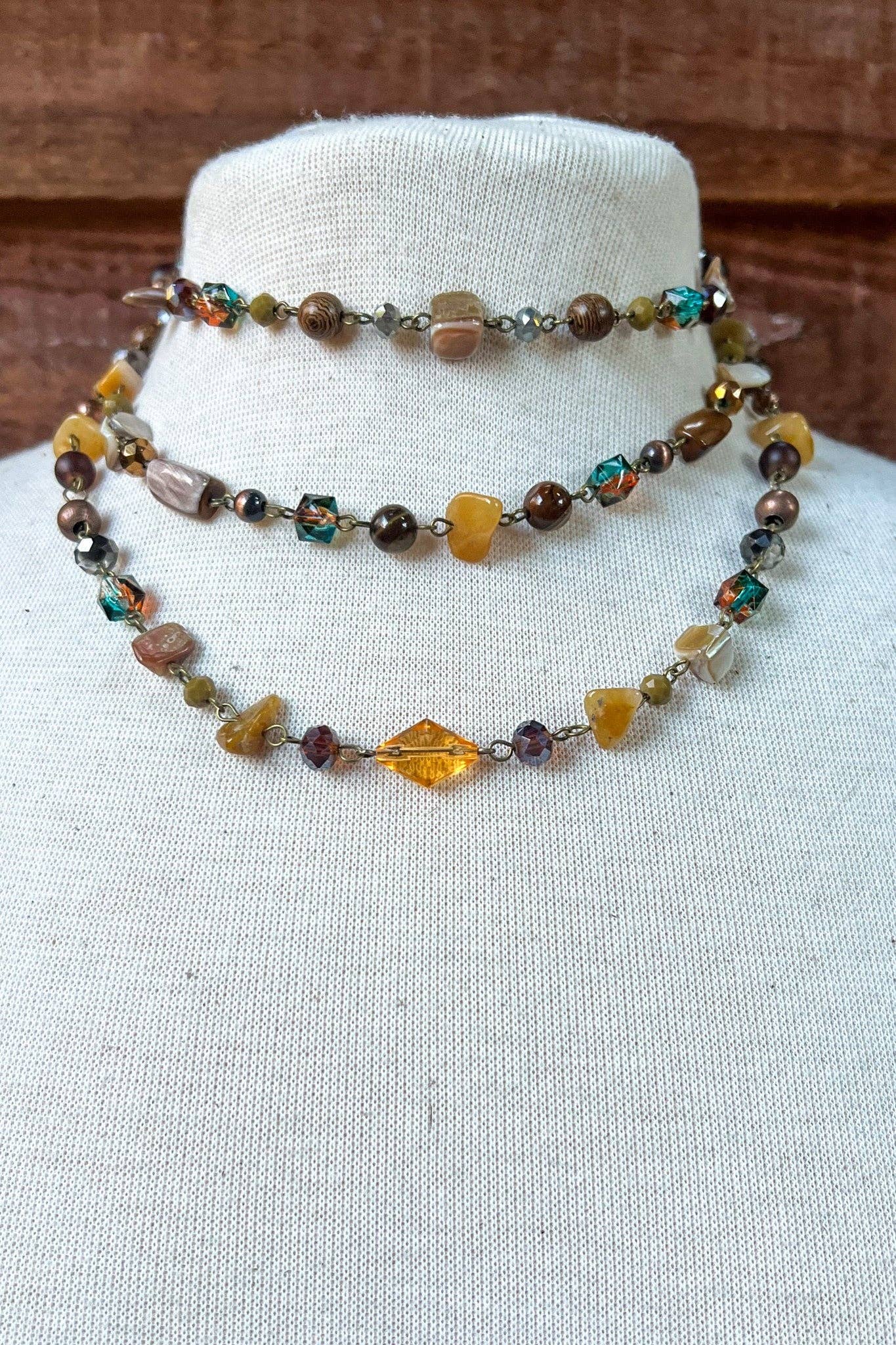 Rachel Necklace Amber