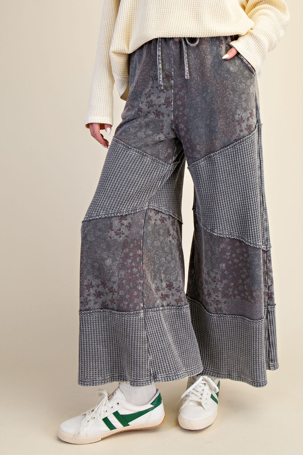 Ash print thermal pant