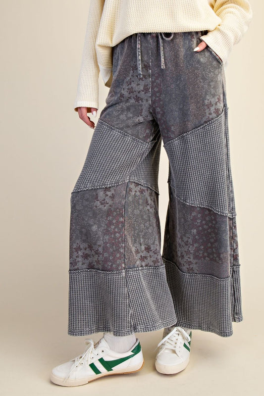 Ash print thermal pant