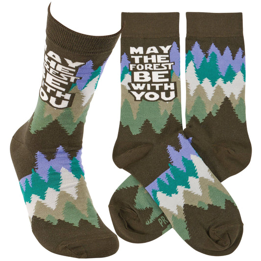 May The Forest Be With You Socks