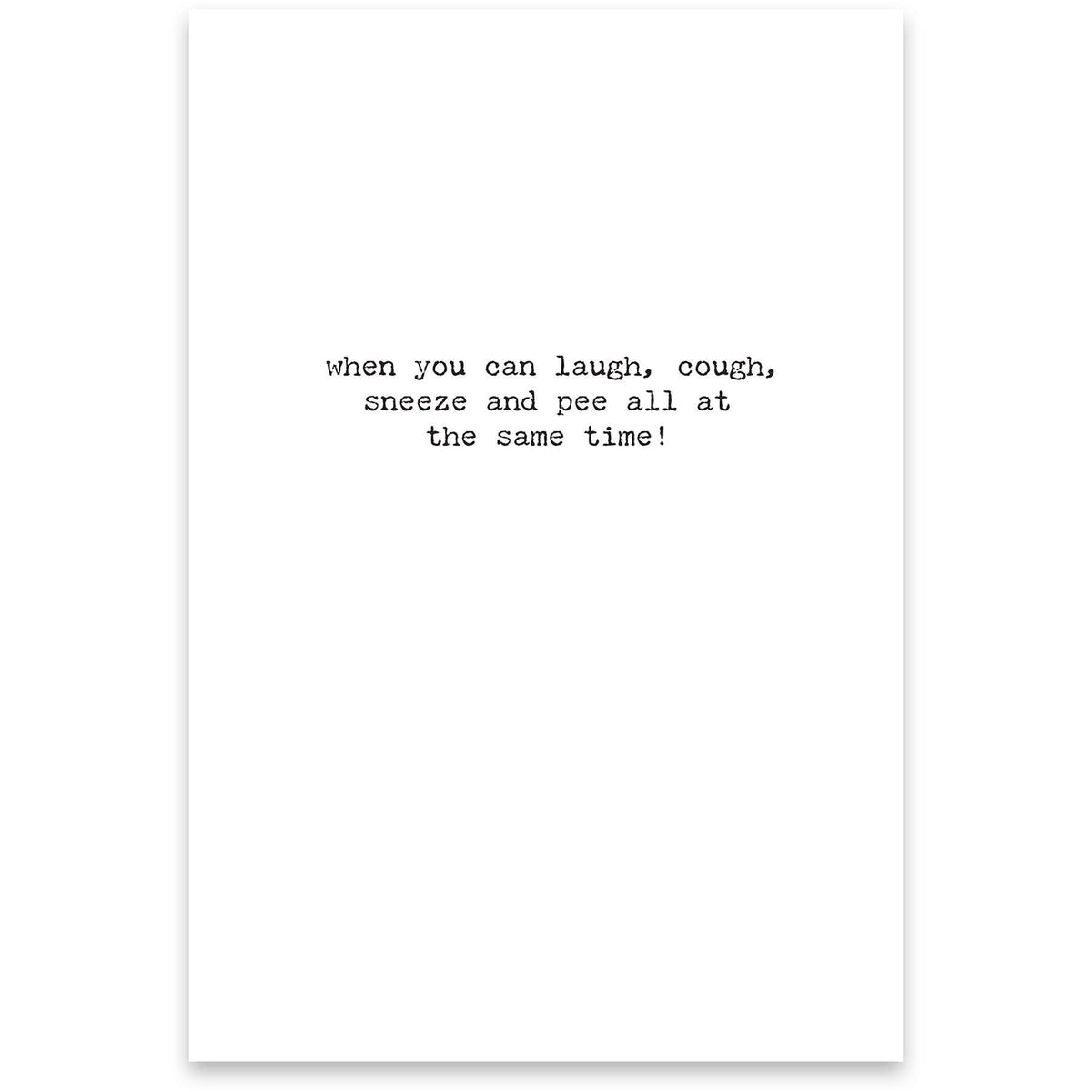 Getting Old Greeting Card