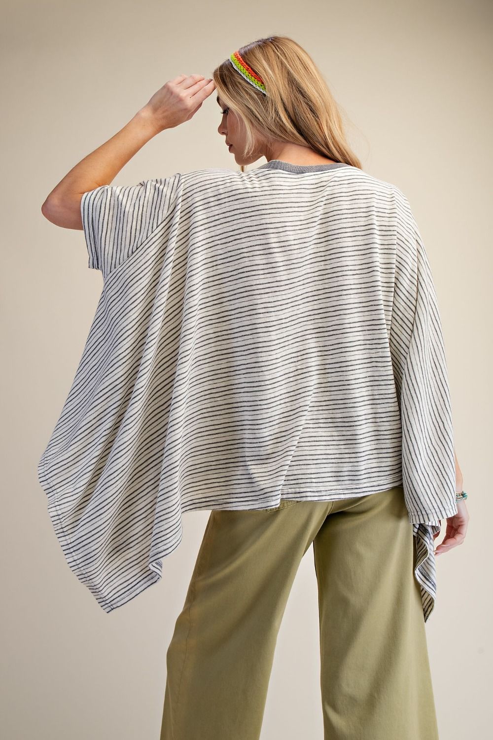 Love Patch Striped Top
